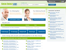 Tablet Screenshot of green-energy-jobs.net